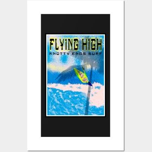 Flying high over the wave Posters and Art